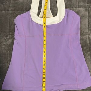 lululemon athletica Purple and White Women's Top